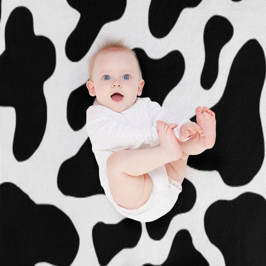 Cow Print All-season Throw Blanket