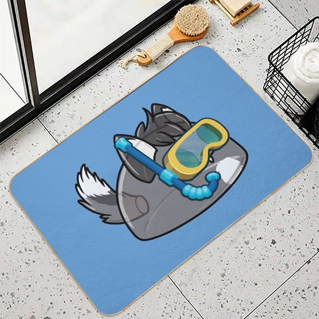 Schlufu The Diving Expert  Non-Slip Bath Mat