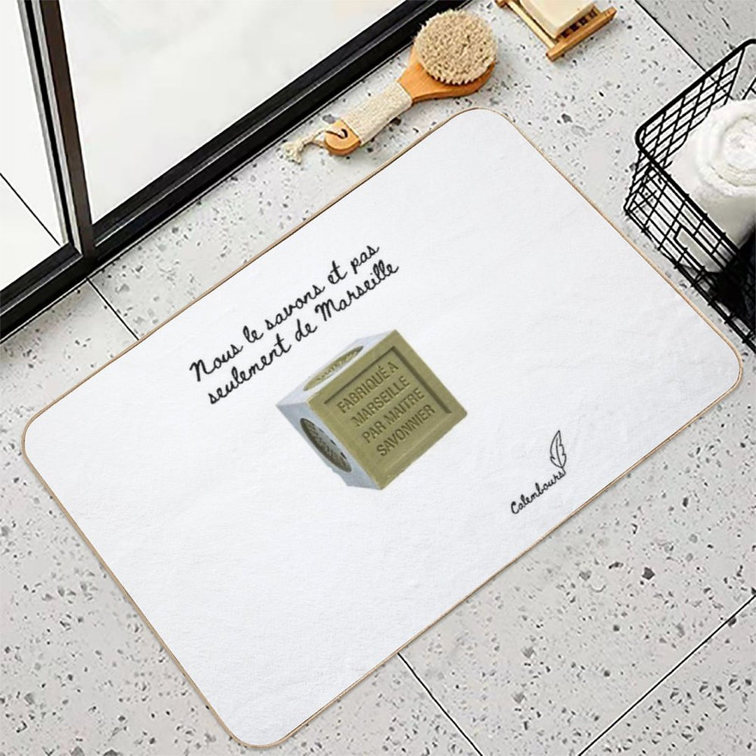 We Know It And Not Only from Marseille  Easy Maintenance Bath Mat