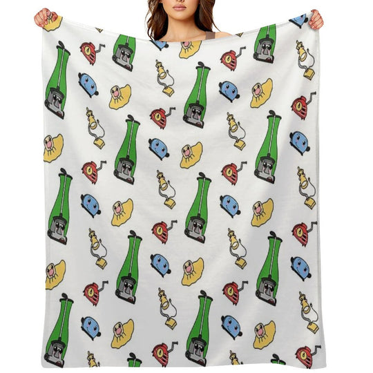 The Gang's All Here. Velvety-soft Throw Blanket