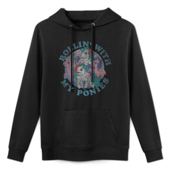 My Little Pony Retro Rollin' With My Ponies Classic Group Layering Staple Hoodie