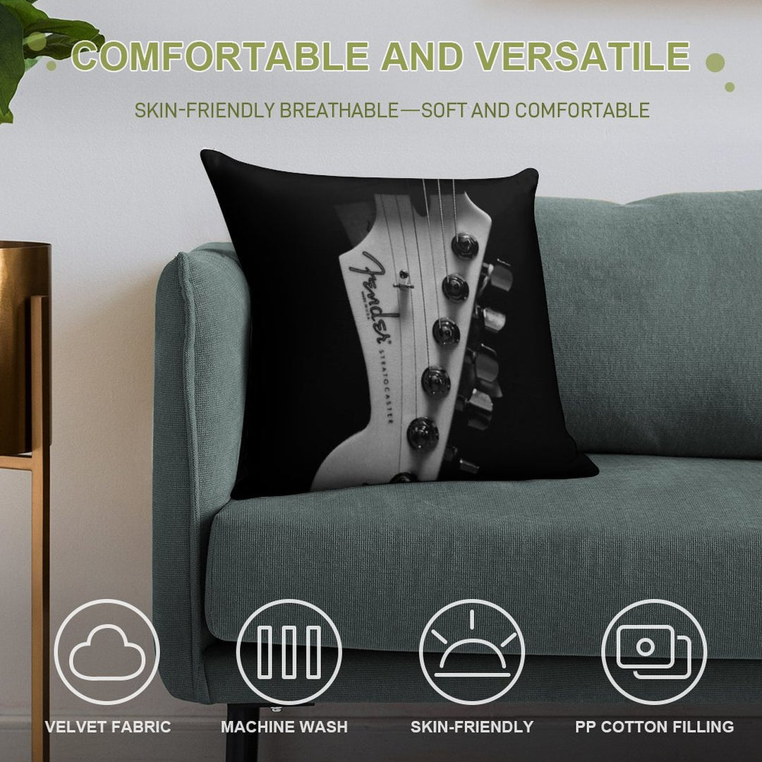 Stratocaster Soft Bedroom Essential Throw Pillow
