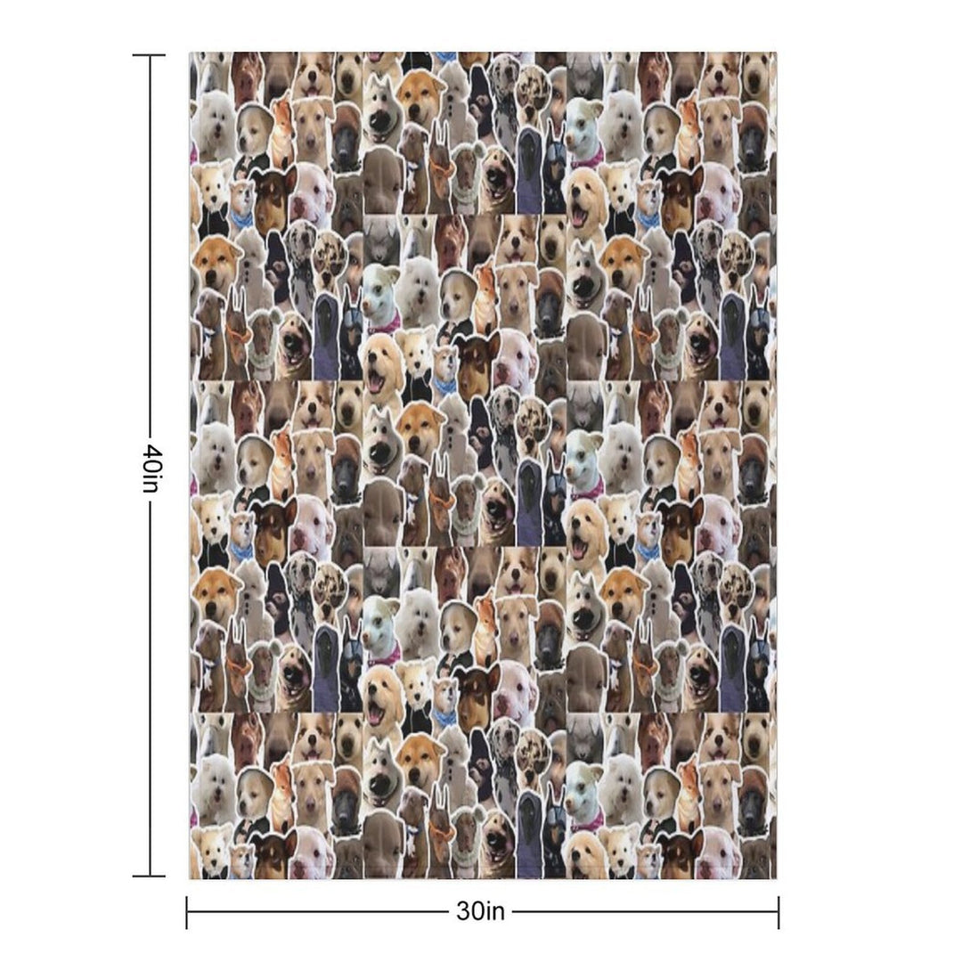 Sticker Stack 15 Compact Throw Blanket