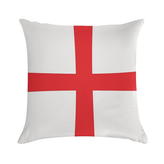 World of Color Flags - Country Cushion - Flag of England Soft Hidden Zipper Throw Pillow