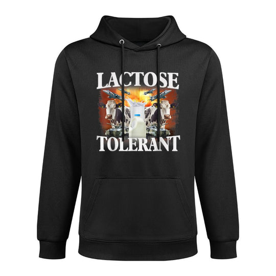 Lactose Tolerant Meme Funny Oddly Specific Dank Meme Customizable Surface Hoodie
