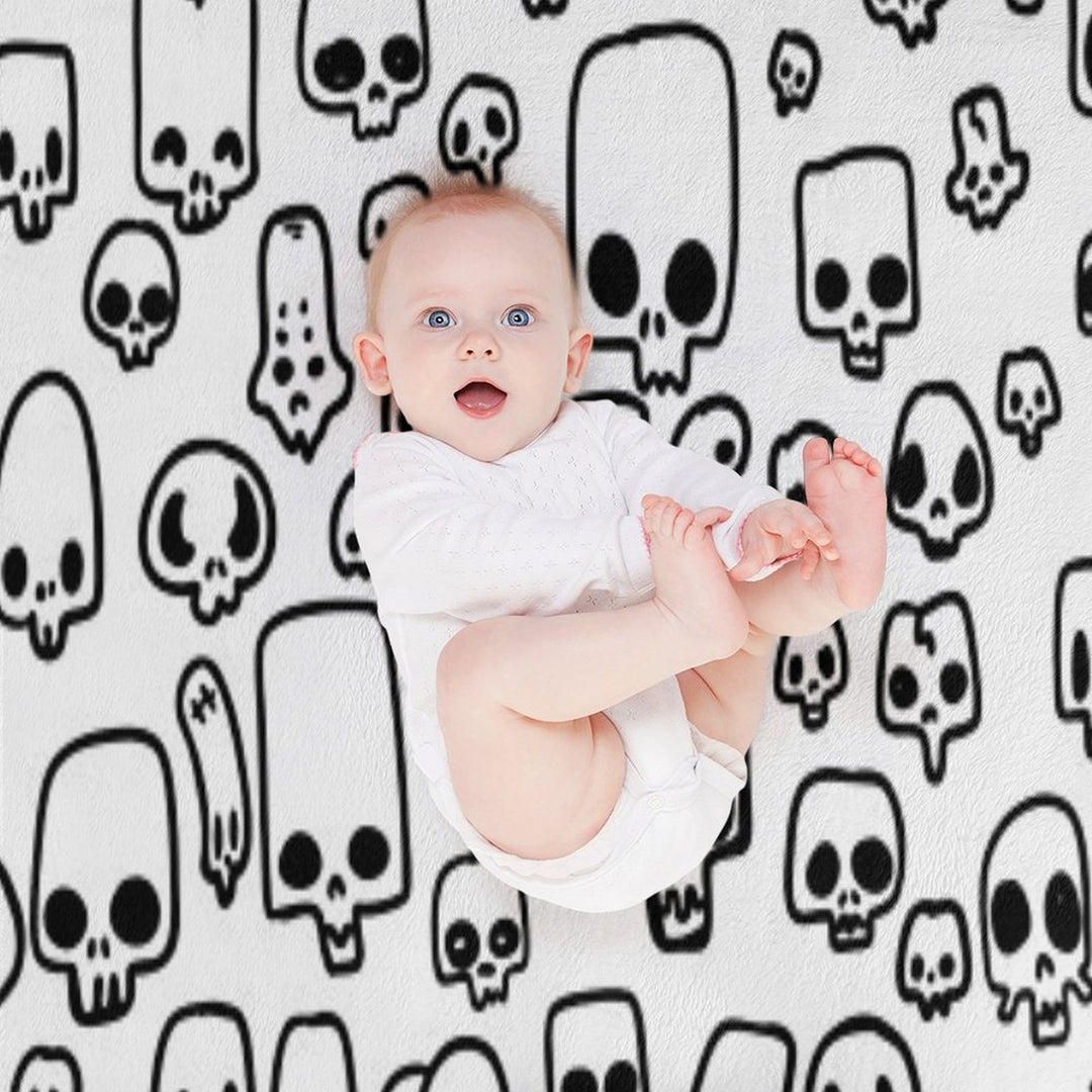 Mini Skulls Durable Throw Blanket