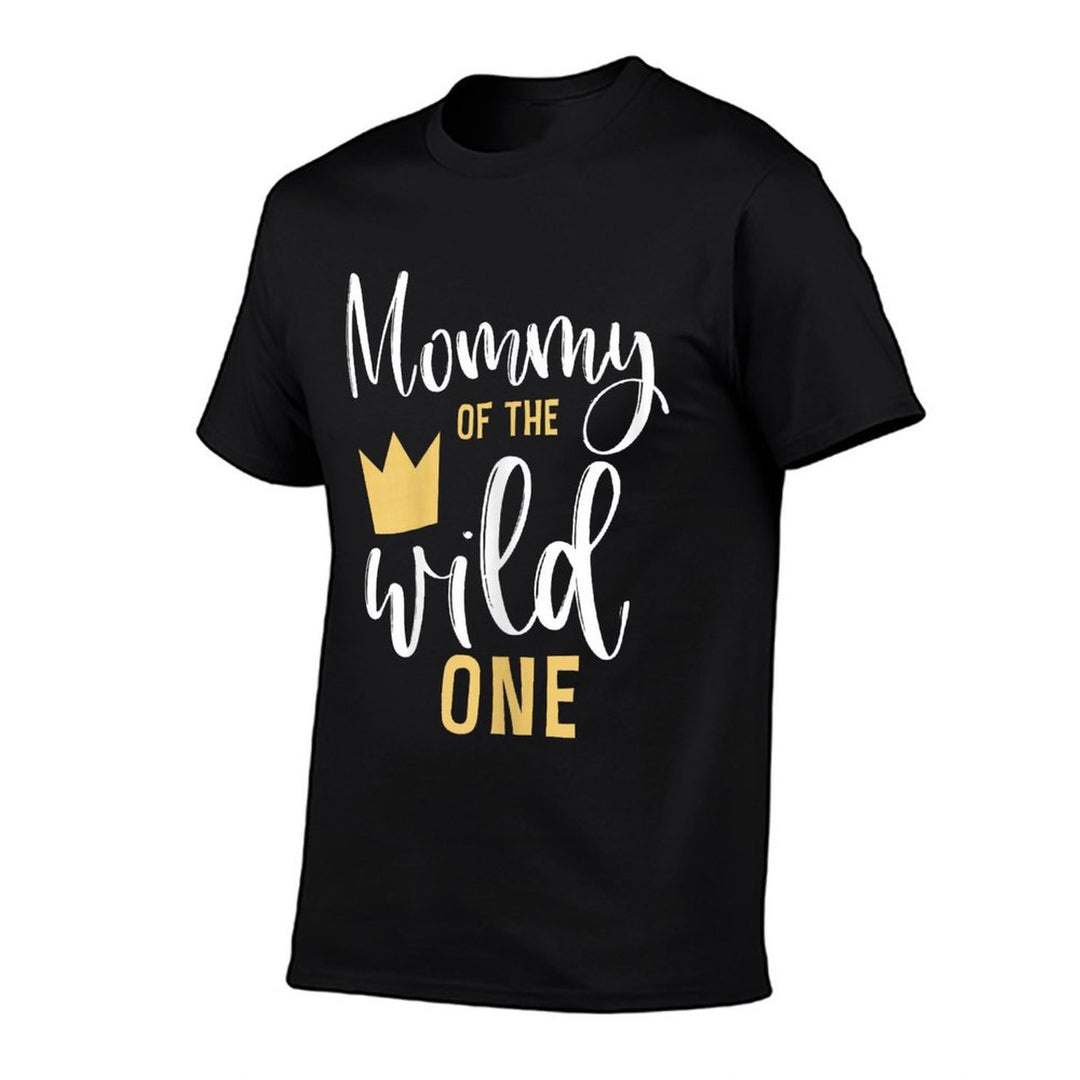 Mommy of The Wild One 1st Birthday First Thing Matching  Relaxed-fit T-Shirt