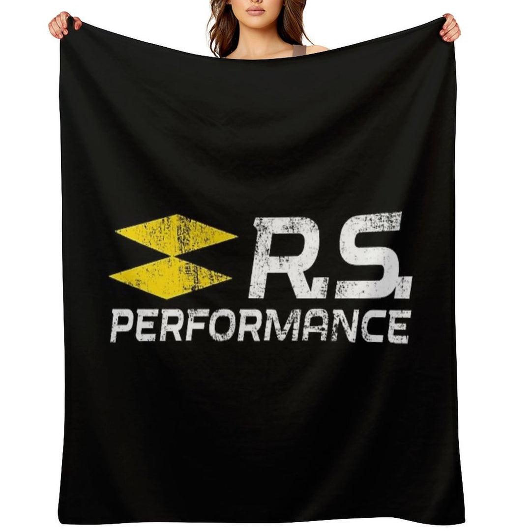 RS PERFORMANCE LOGO (YELLOW-WHITE) All-season Throw Blanket