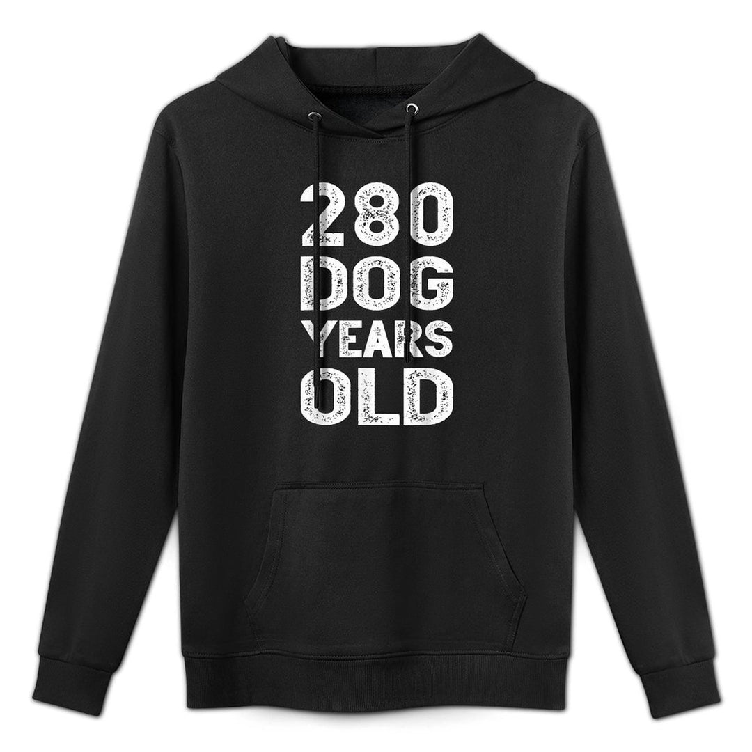 Funny 40th Birthdays 280 Dog Years Old Graphics Customizable Surface Hoodie