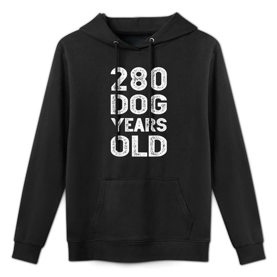 Funny 40th Birthdays 280 Dog Years Old Graphics Customizable Surface Hoodie