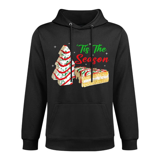Funny Tis The Season Design Christmas Tree Cakes Debbie Adjustable Hood Hoodie