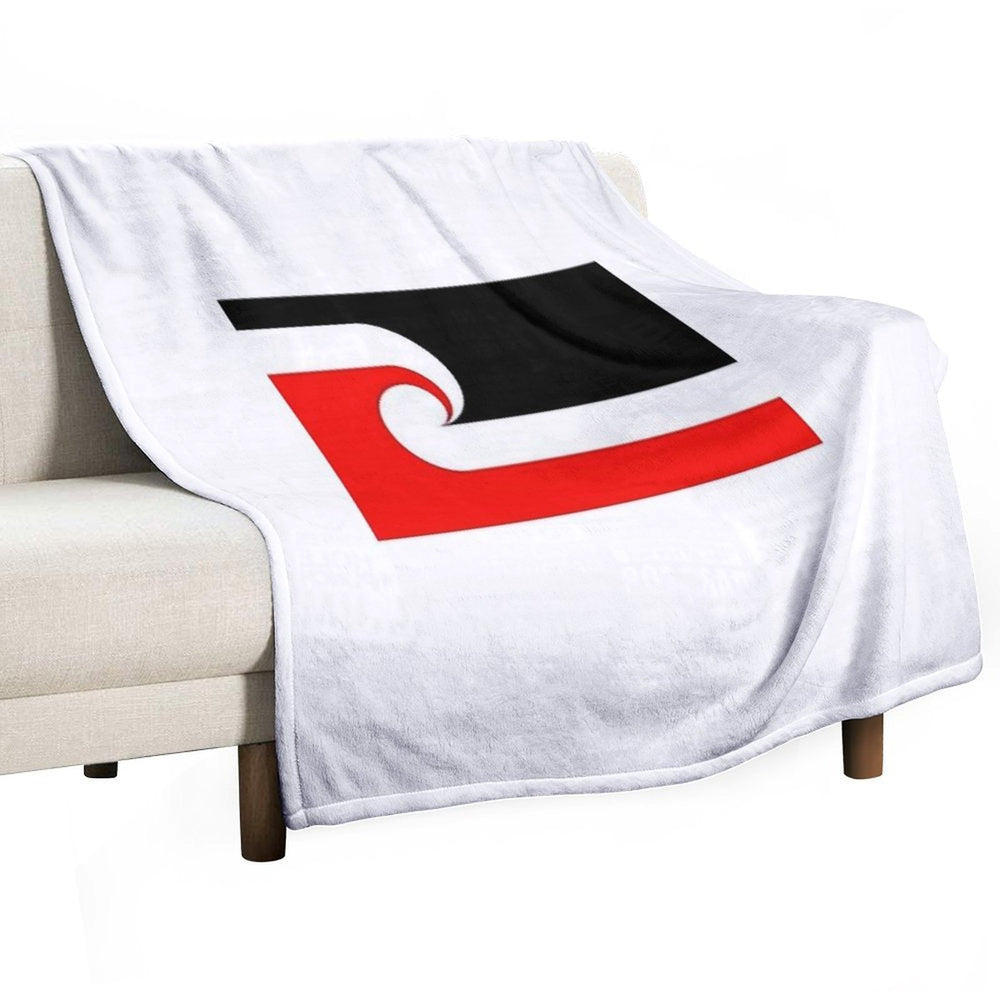 Maori Flag Sustainable Throw Blanket