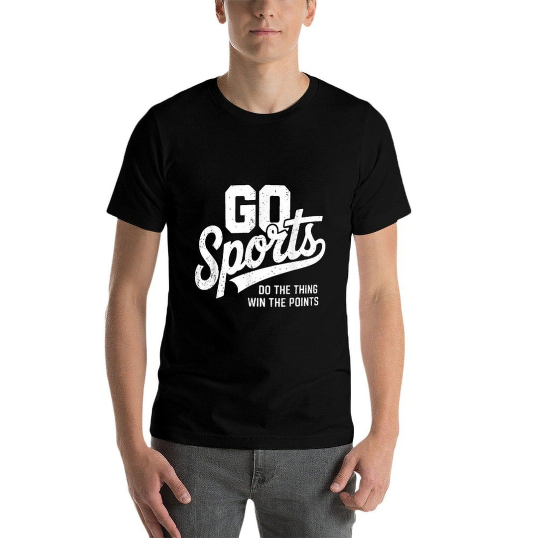 Vintage Go Sports Do The Thing Win The Points Funny Sports  Classic T-Shirt