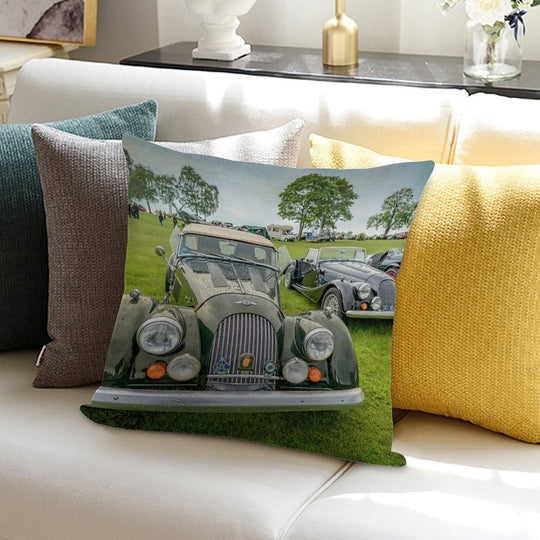 Morgan Classic Cars Soft Warmth Comfort Throw Pillow