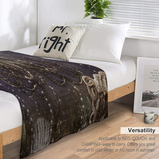 Octopus' Lair - Old Photo Gift-ready Throw Blanket