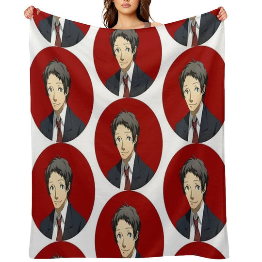 Adachi Portrait Compact Throw Blanket