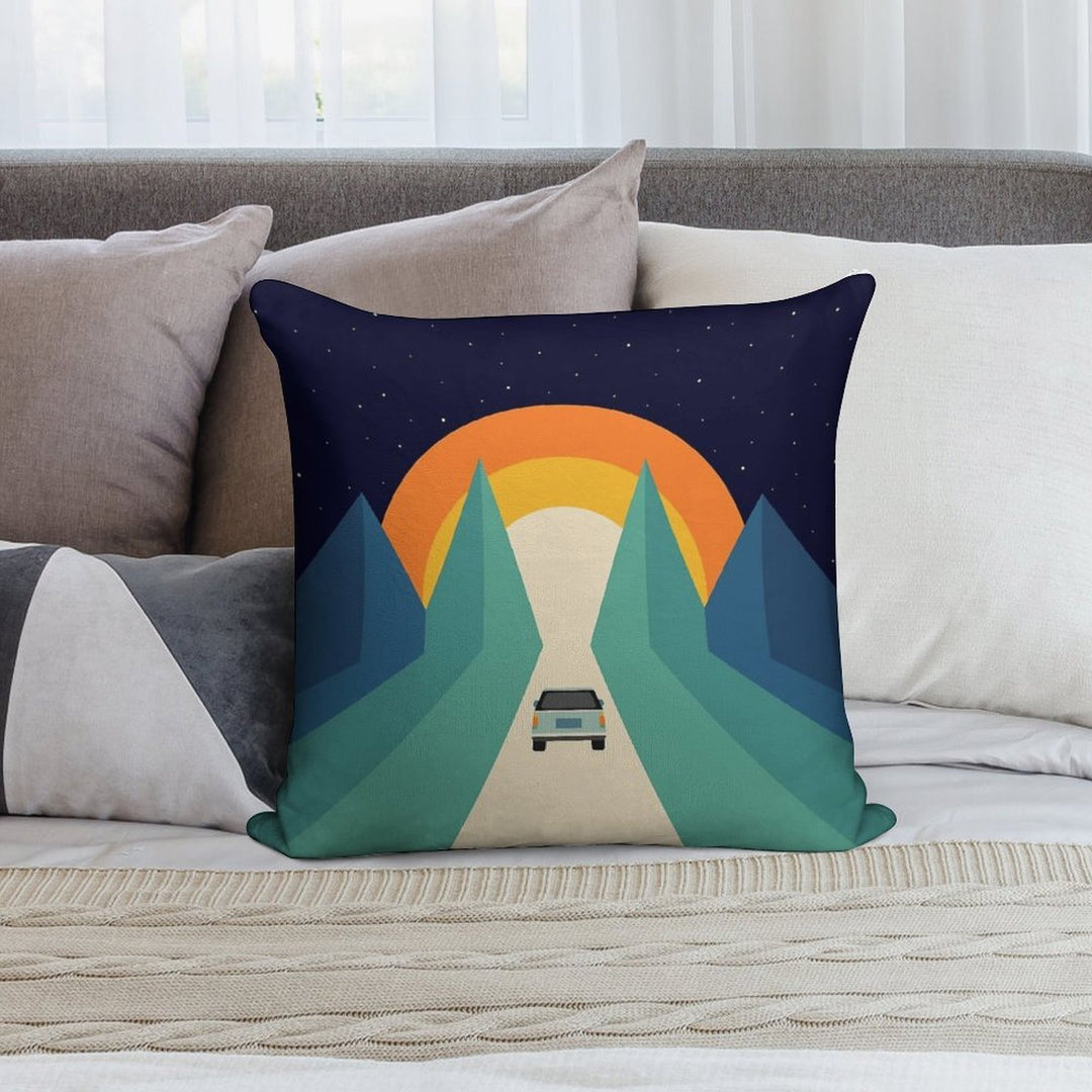 Wonderful Trip Soft Bedroom Essential Throw Pillow