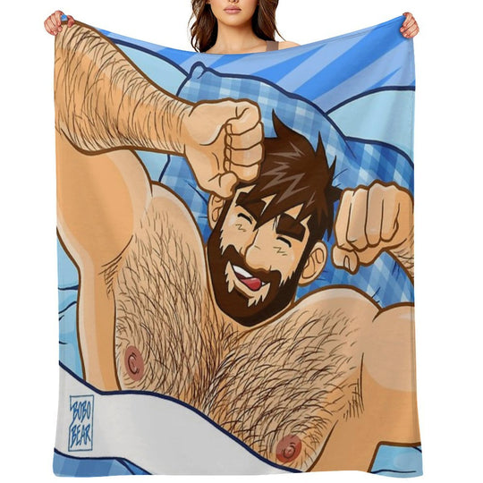 ADAM LIKES BEDTIME Gift-ready Throw Blanket
