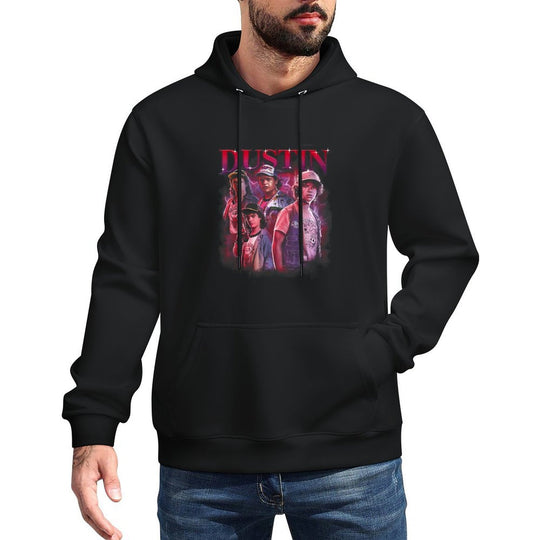 Stranger Things Dustin Heartthrob Officially Licensed Durable Construction Hoodie