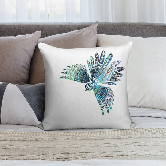 Fantail Soft Shrink-Resistant Throw Pillow