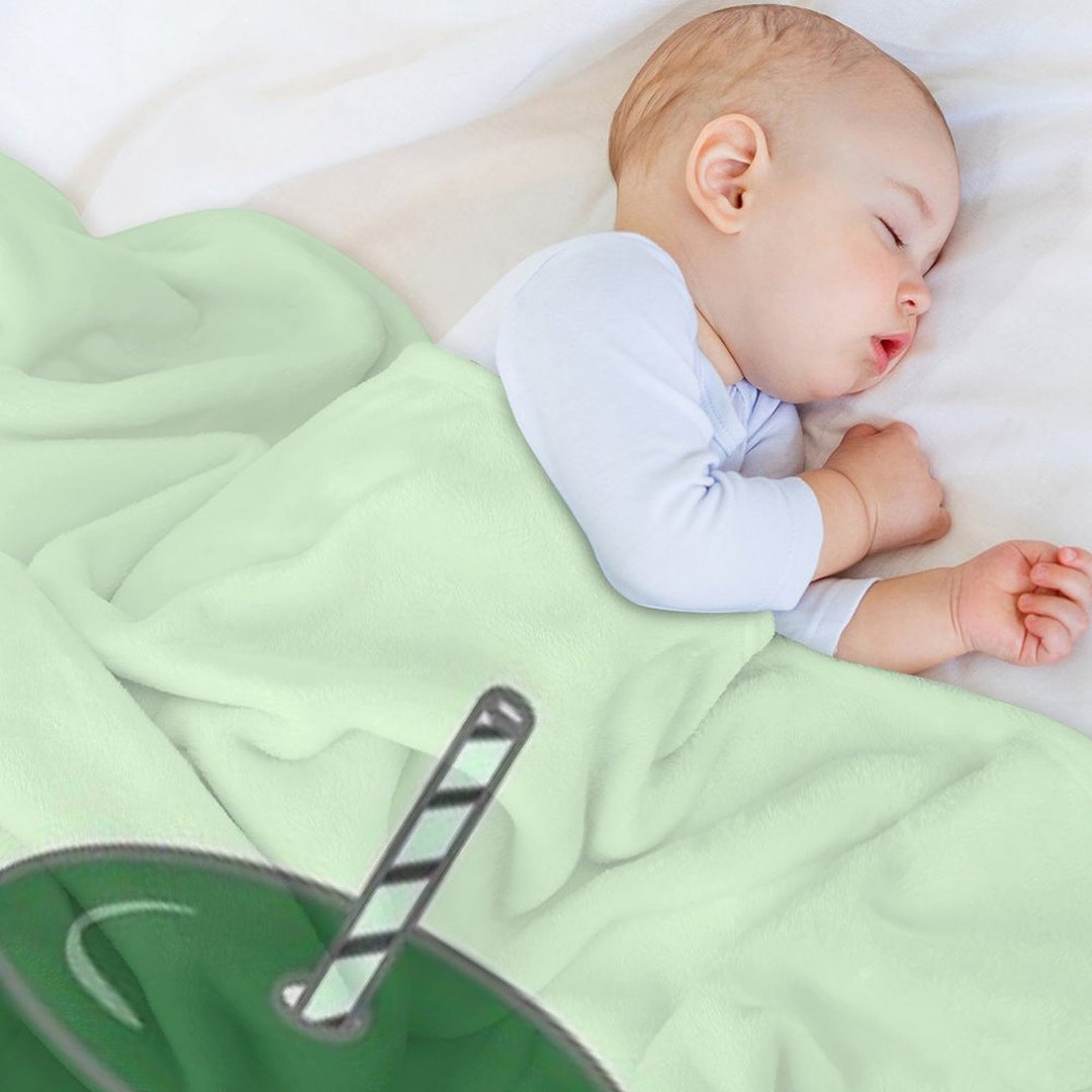 Green Boba Digital Doodle Gift-ready Throw Blanket