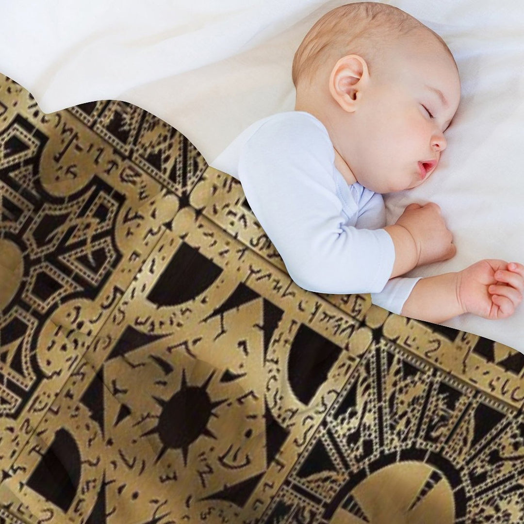 Lament Configuration Spread Shrink-resistant Throw Blanket