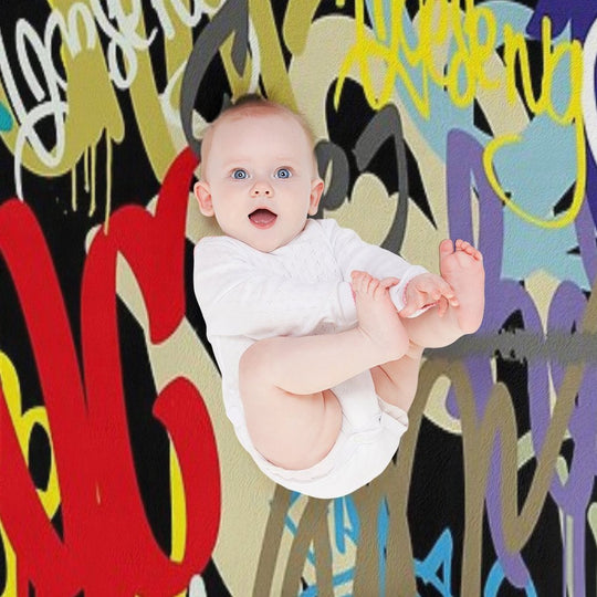 Graffiti Abstract Art Premium Throw Blanket