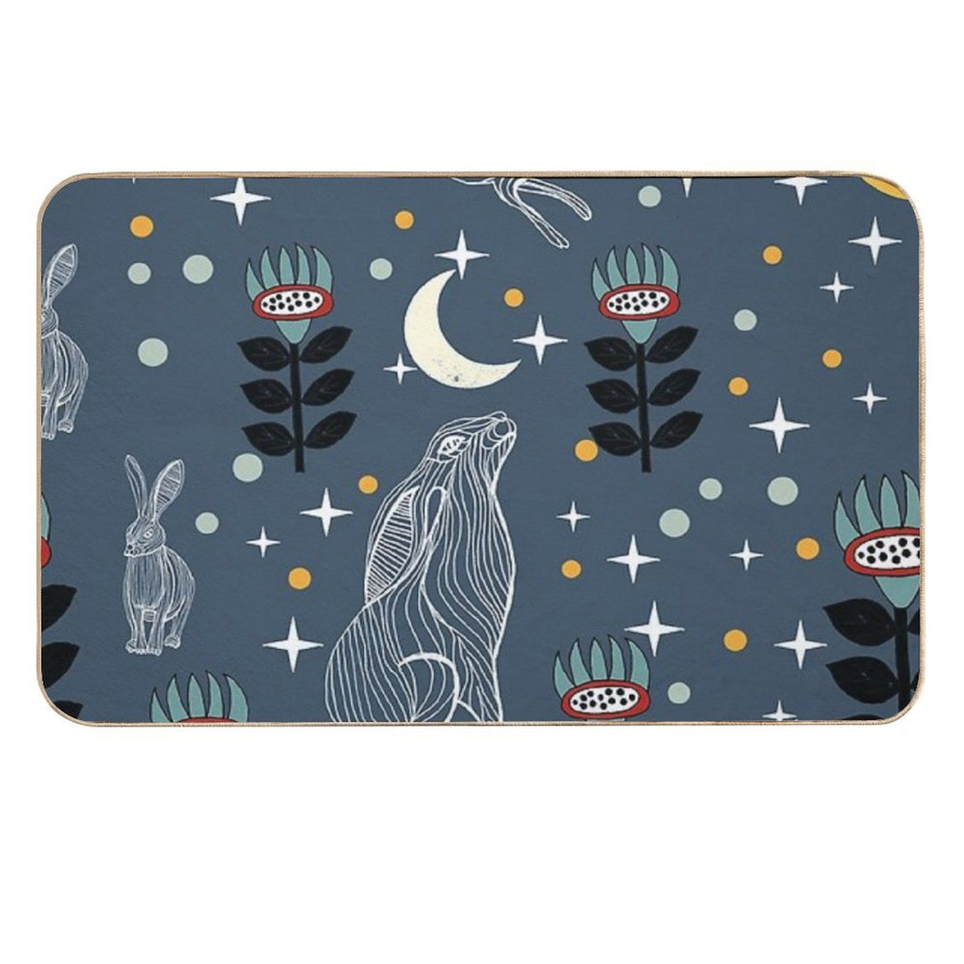 Hare Moon  Toxin-Free Bath Mat