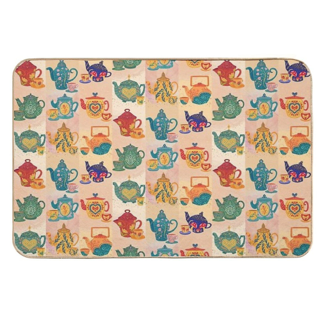 Tea Pots  Non-Slip Bath Mat