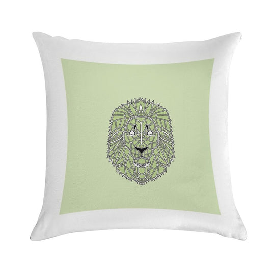 Lion #2 Soft Durable Construction Throw Pillow