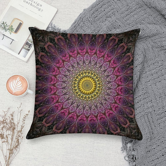 Mandala 15 Soft Gift Ready Throw Pillow
