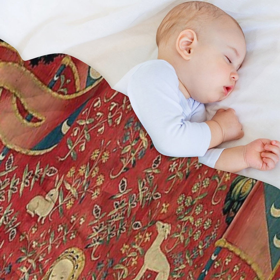 The Lady And The Unicorn À Mon Seul Désir Durable Throw Blanket