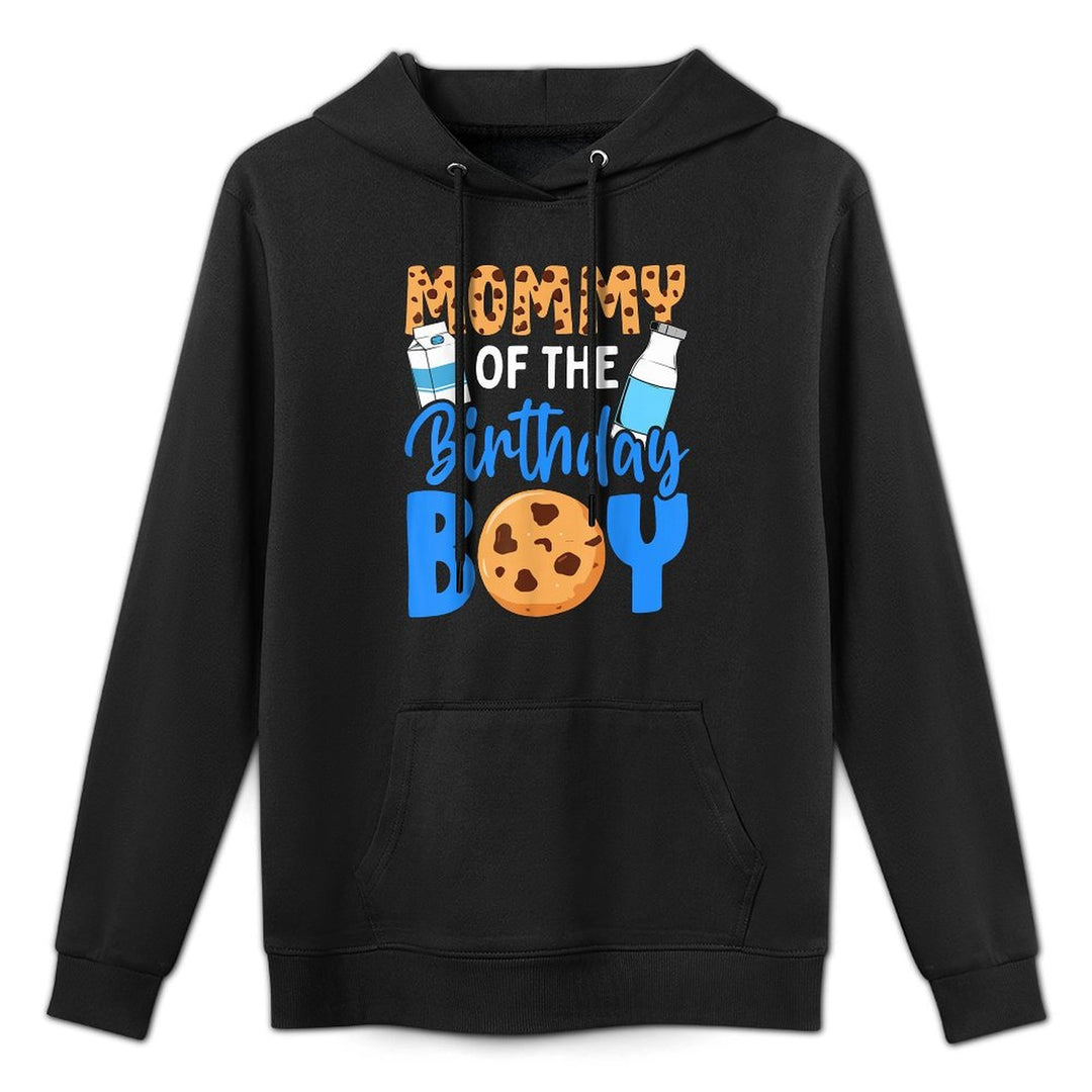 Mommy of The Birthday Boy Milk And Cookies 1st Birthday Durable Construction Hoodie