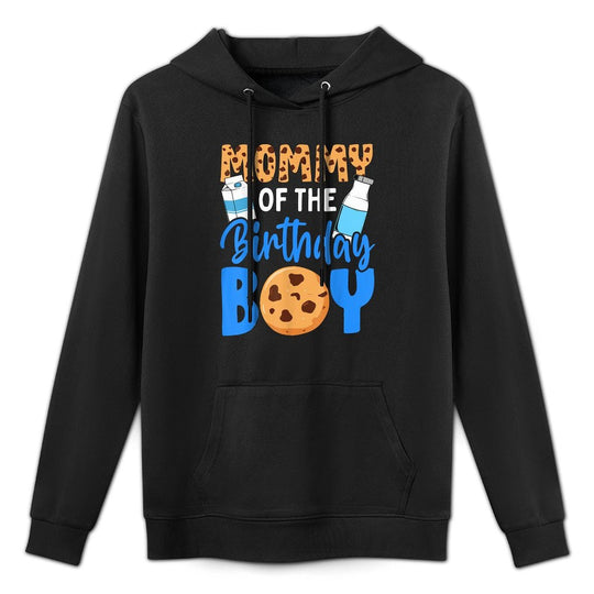 Mommy of The Birthday Boy Milk And Cookies 1st Birthday Durable Construction Hoodie