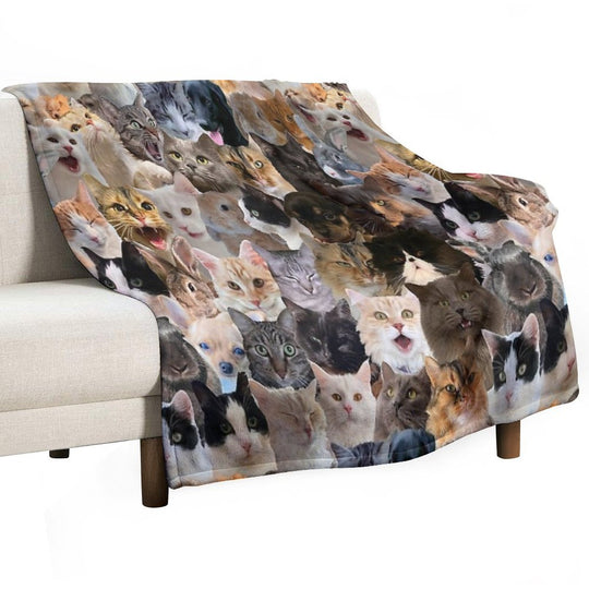Cute Pets Pattern Anti-pilling Throw Blanket