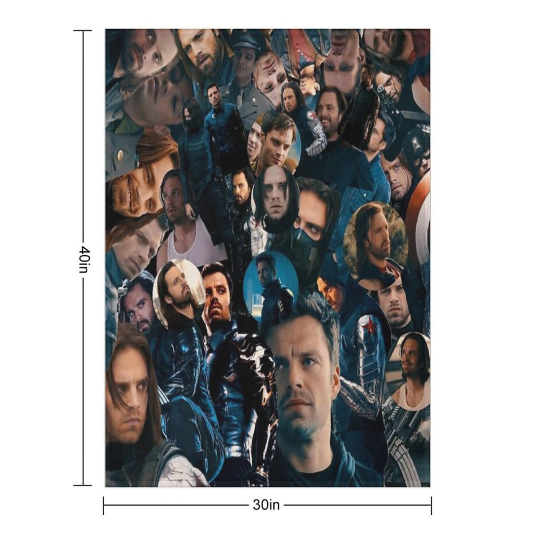 Sebastian Stan Versatility Throw Blanket
