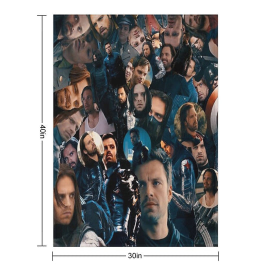 Sebastian Stan Versatility Throw Blanket