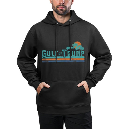 Trump America&#39;s Gulf of Trump President Trump Gulf of USA Relaxed Fit Hoodie
