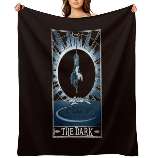 The Dark Tarotesque - (Dark) Anti-pilling Throw Blanket