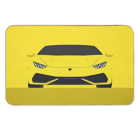 Huracan - Vector Drawing  Rapid-Drying Bath Mat