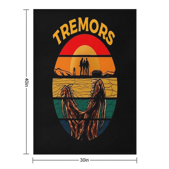 Tremors Vintage Compact Throw Blanket