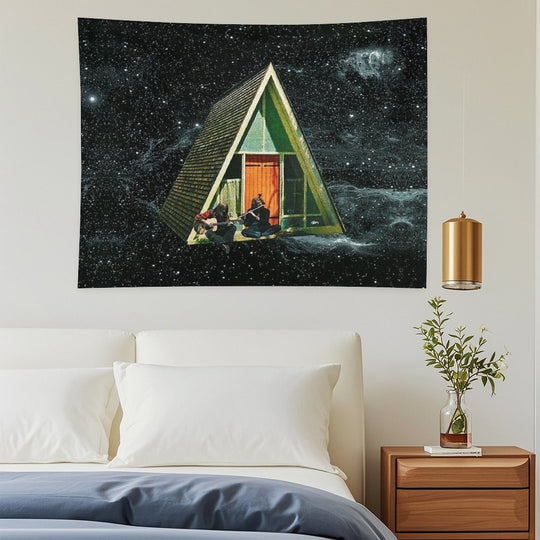 A House in Space Tapestry