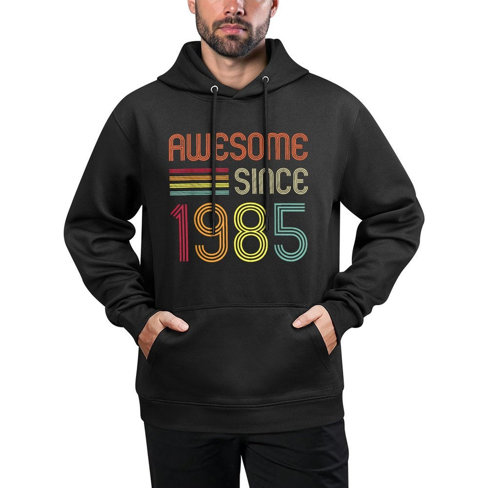 Awesome Since 1985 40th Birthday Retro Durable Construction Hoodie