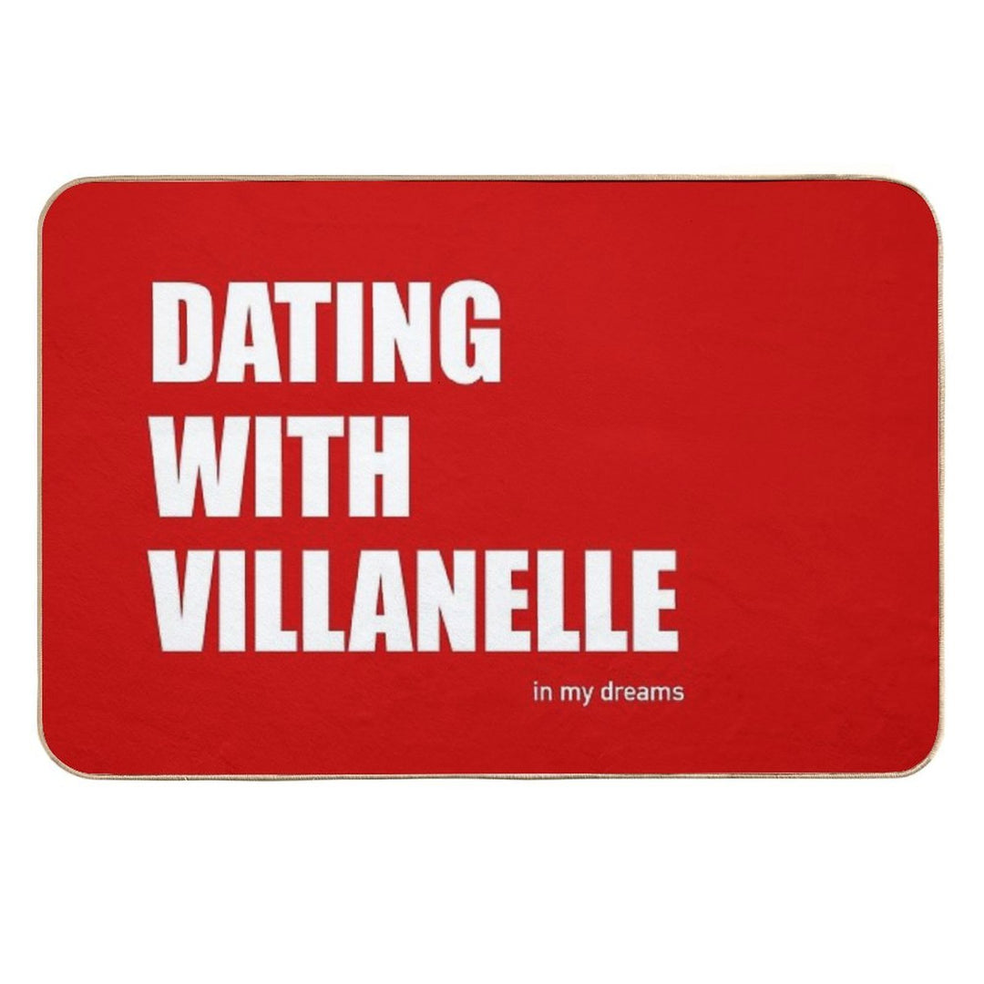 Dating with Villanelle Killing Eve  High-Traffic Bath Mat