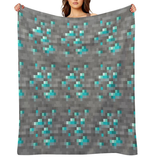 Diamond Ore Anti-pilling Throw Blanket