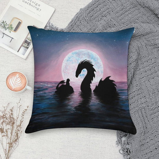 Silent Friends Soft Bedroom Essential Throw Pillow