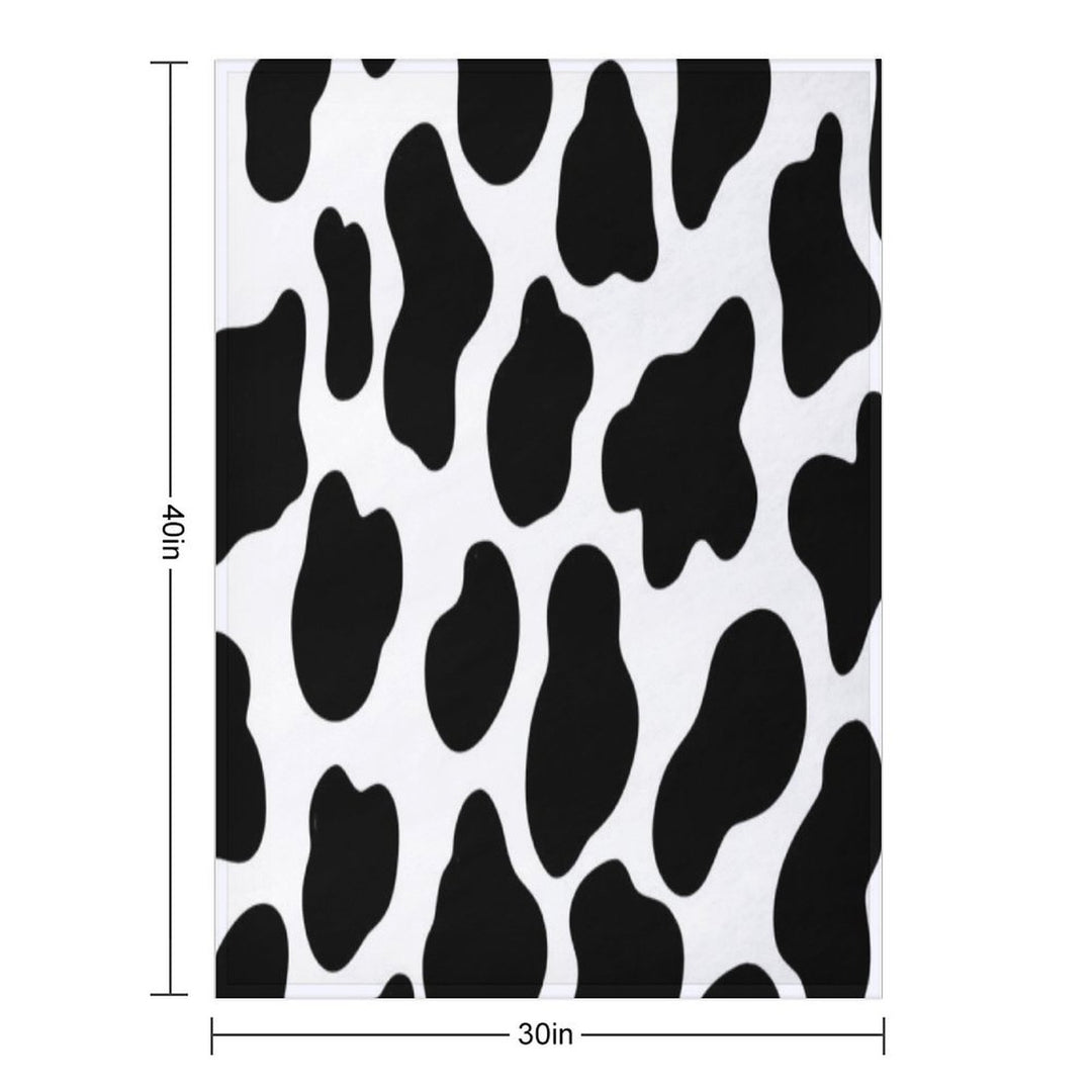 Cow Print Gift-ready Throw Blanket