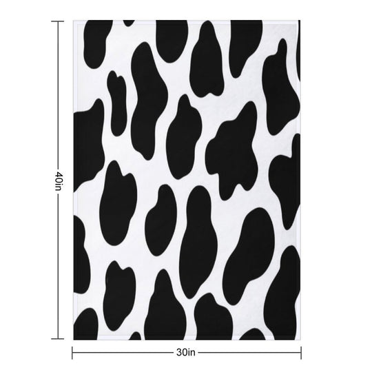Cow Print Gift-ready Throw Blanket