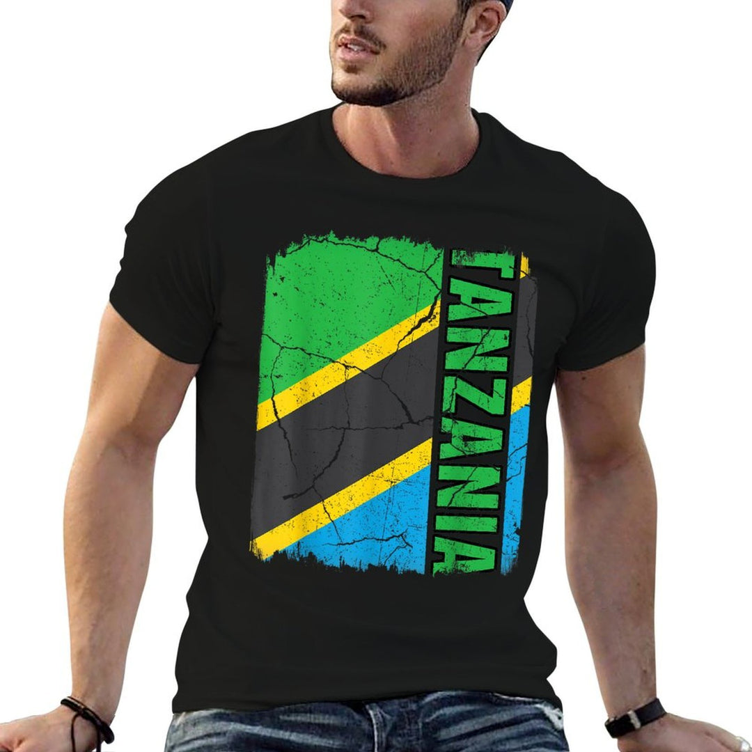 Vintage Tanzanian Tanzania Pride Roots Heritage Gift  Breathable T-Shirt