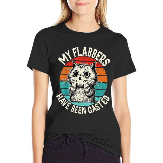 Funny Cat Meme My Flabbers Have Been Gasted Men Women Kid Comfortable T-Shirt